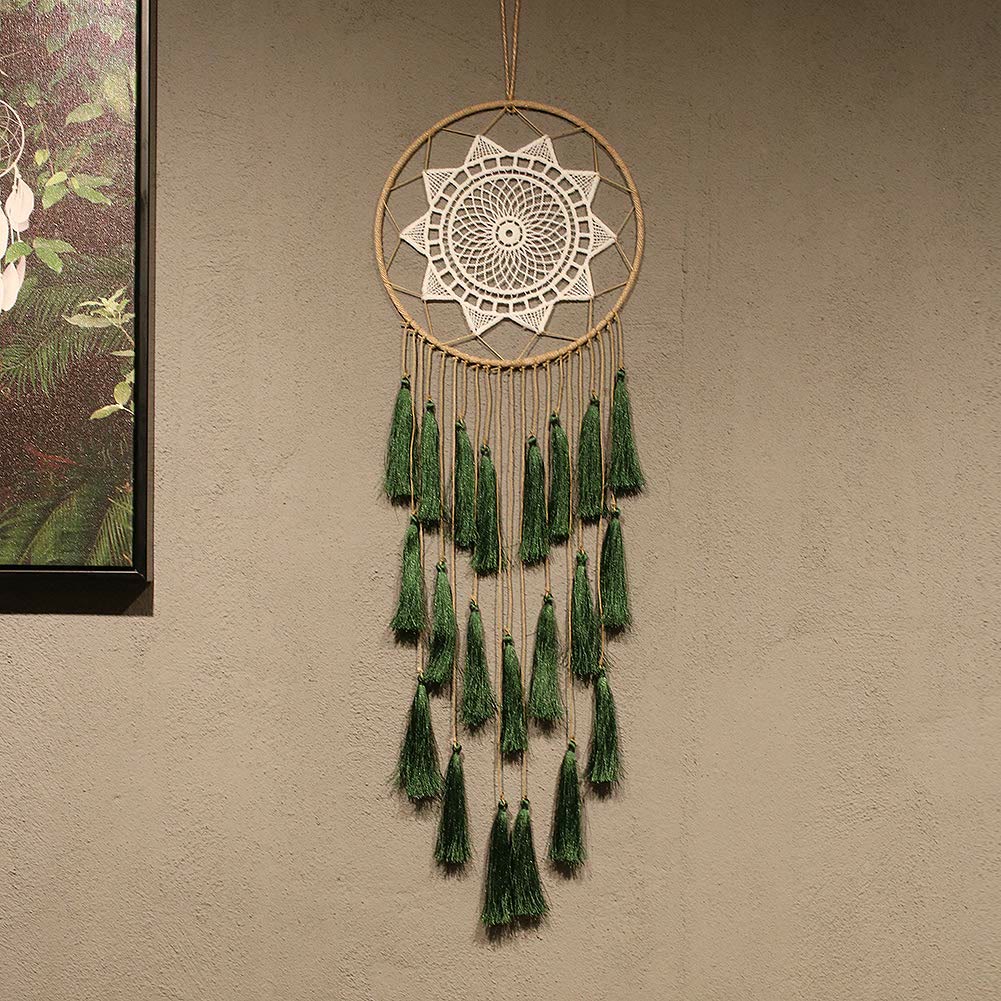 Olivenorma Braided Lace Tassel Pendant Dream Catcher - image 8