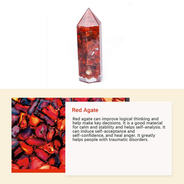 Natural Crystal Chakra Protection Decoration - image 13