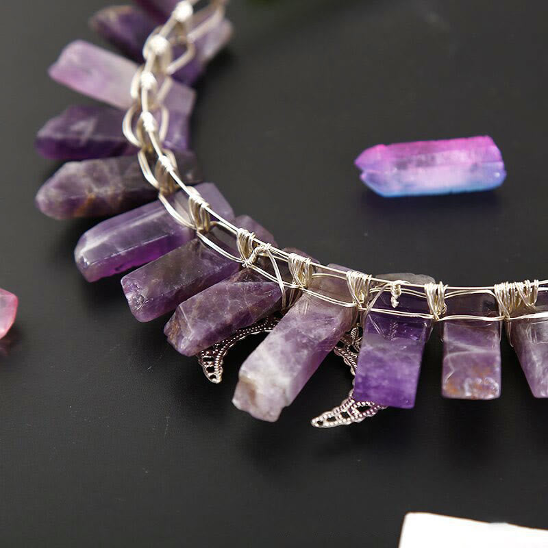 Olivenorma Three Dimensional Moon Star Flat Tube Crystal Crown - image 24