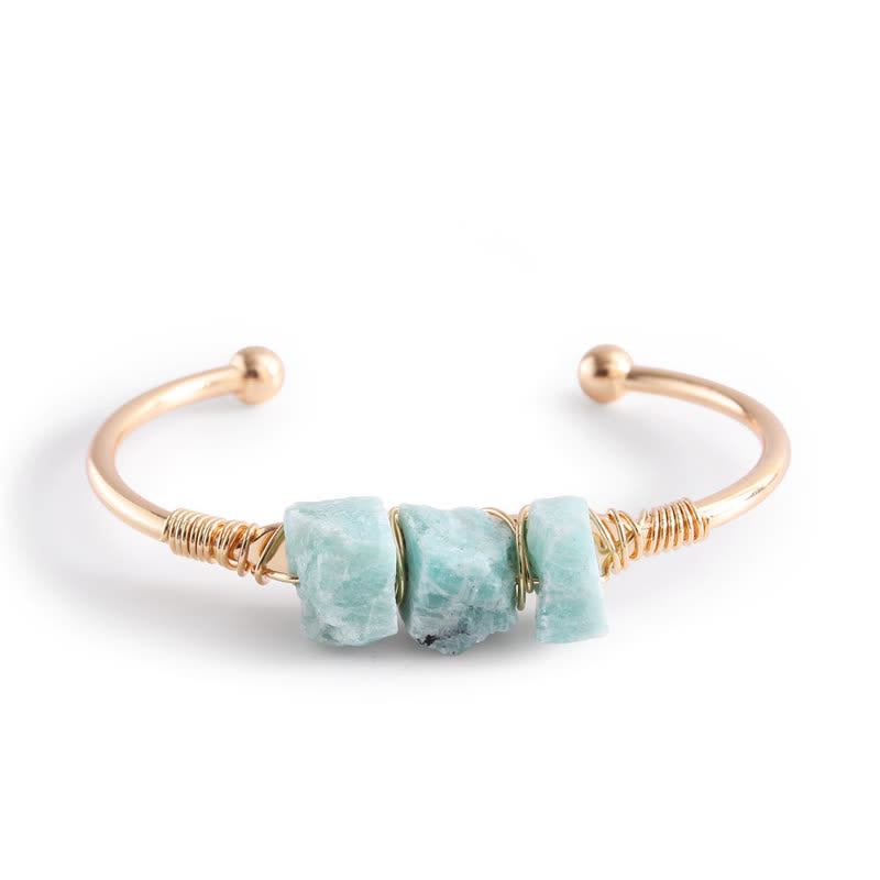 Olivenorma  Vintage Raw Crystal Gemstone Bracelet - image 17