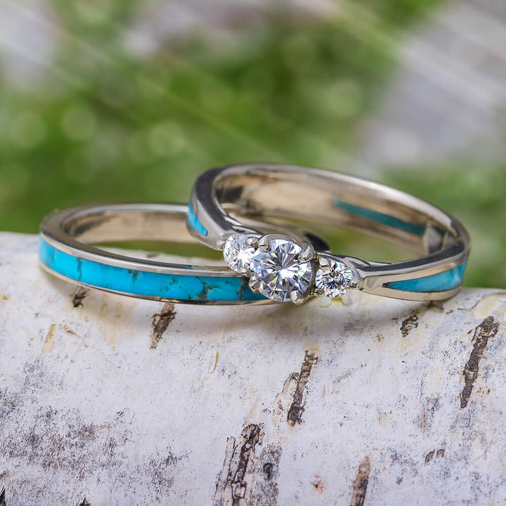 Olivenorma Turquoise Creative 2 - Piece Ring - image 3