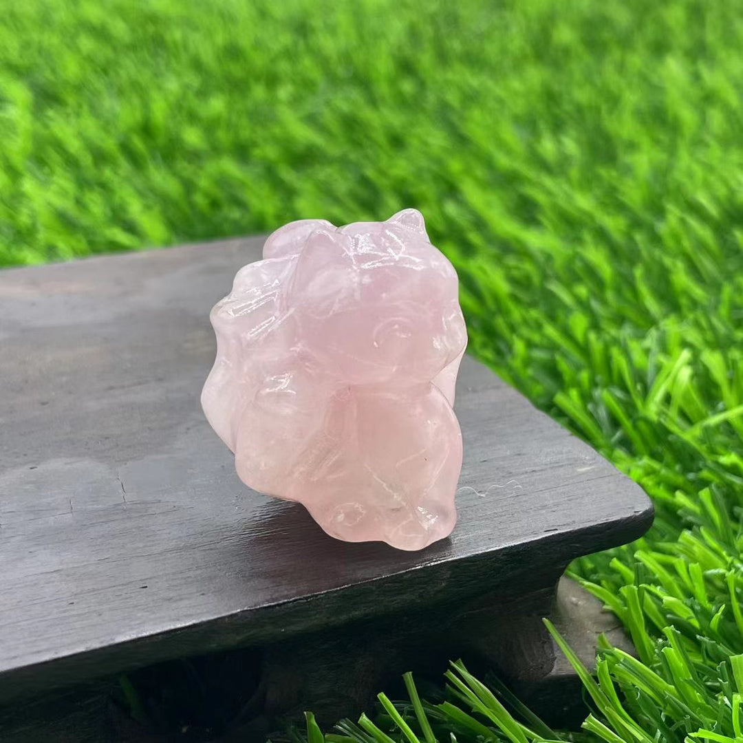 Olivenorma Natural Stone 3cm Nine Tailed Fox Gemstone Decoration - image 15