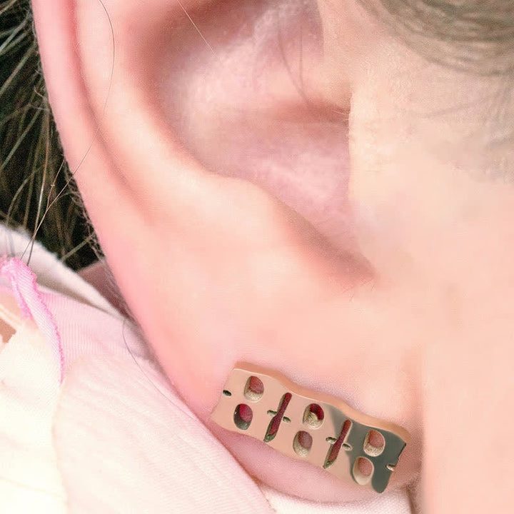 Angel Number Minimalist Earrings - image 8