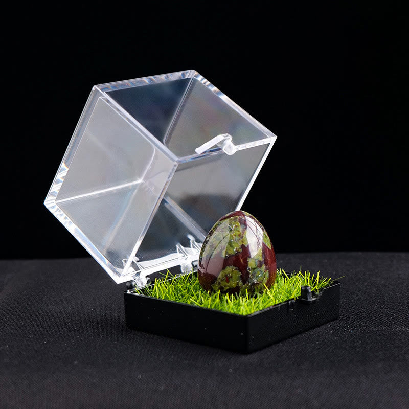 Olivenorma Natural Rough Ornaments Crystal Egg - Dragon Blood Stone - image 15