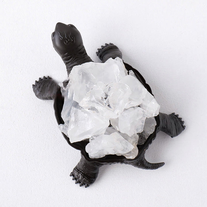 Olivenorma Natural Crystal Cluster Turtle Ornament Lamp Gemstone Decoration - Clear Crystal Without Lamp - image 1