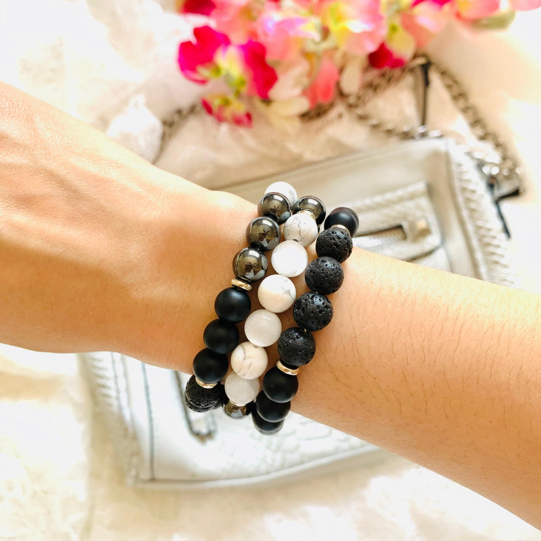 Olivenorma "Strength Of Protection" Triple Protection Crystal Bracelet - image 1