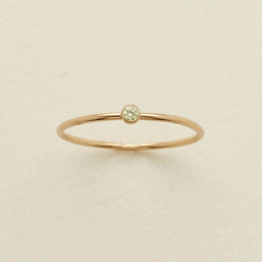 Olivenorma Birthstone 12 Month Birth Slim Ring - image 16
