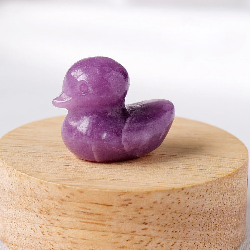 Olivenorma 1.2Inch Quartz Crystal Duck Carving Gemstone Decoration - image 44