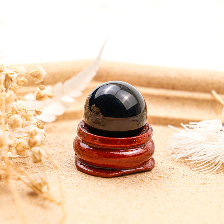 Olivenorma Obsidian Protection Crystal Sphere - image 2