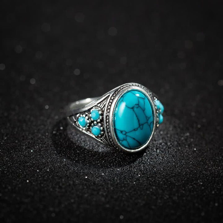 Olivenorma Retro Turquoise Ring - image 2