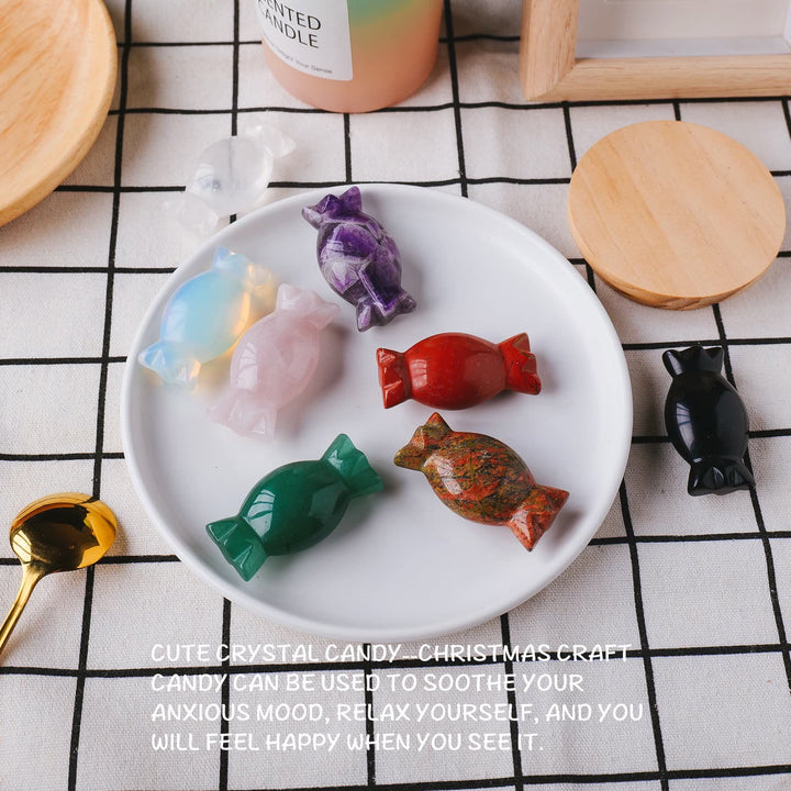 Olivenorma Christmas Candy Crystal Ornaments Gemstone Decoration - image 34