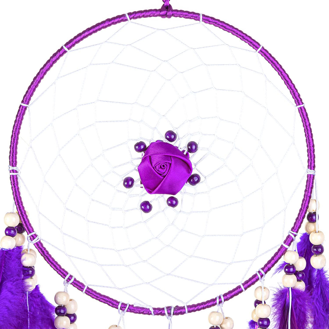 Olivenorma Large Purple Creative Style Rose Dream Catcher - image 10