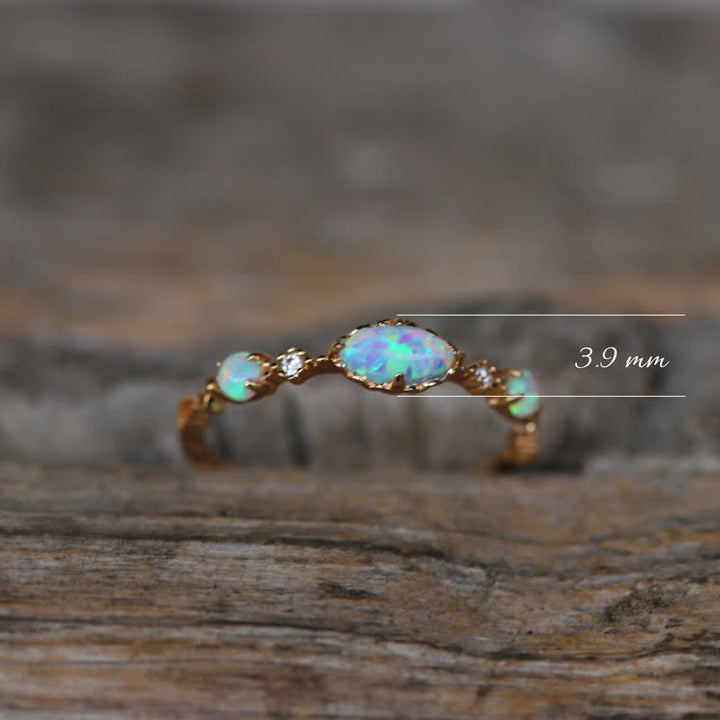 Olivenorma ”Love and Sincerity" - Opal Reki Vintage Ring - image 8