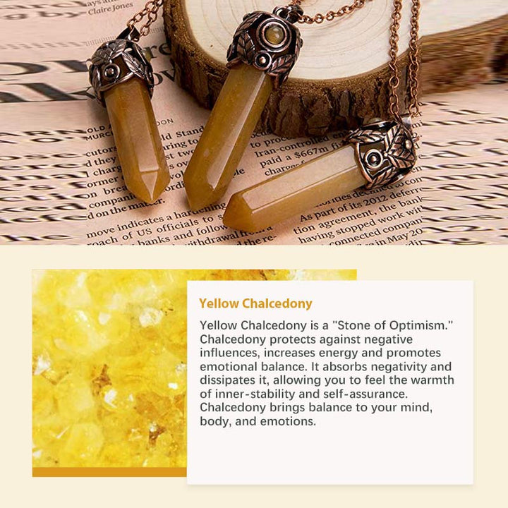 Olivenorma Natural Crystal Hexagon Necklace - image 8