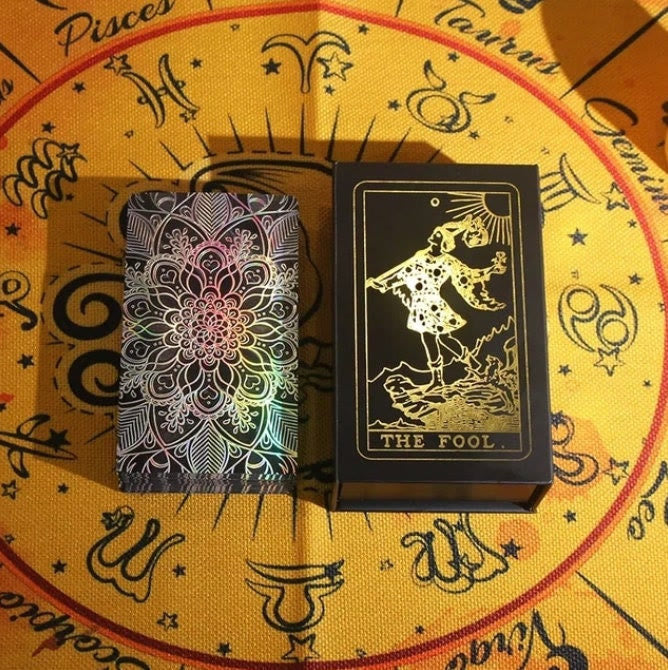 Olivenorma Bronzing Gold Foil Laser Bright Tarot Deck Cards - image 17