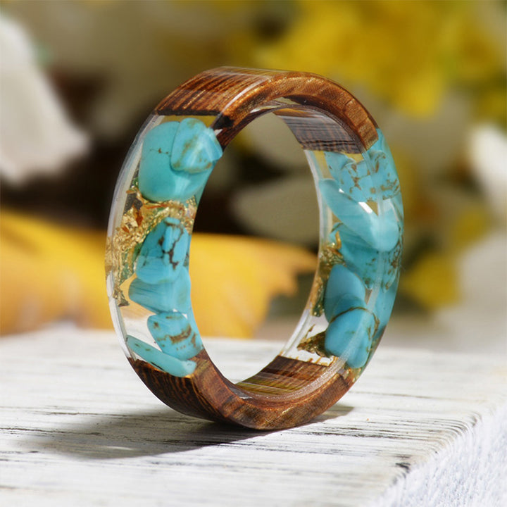Olivenorma Intellectual & Optimistic - Handmade Wood Ring - image 2