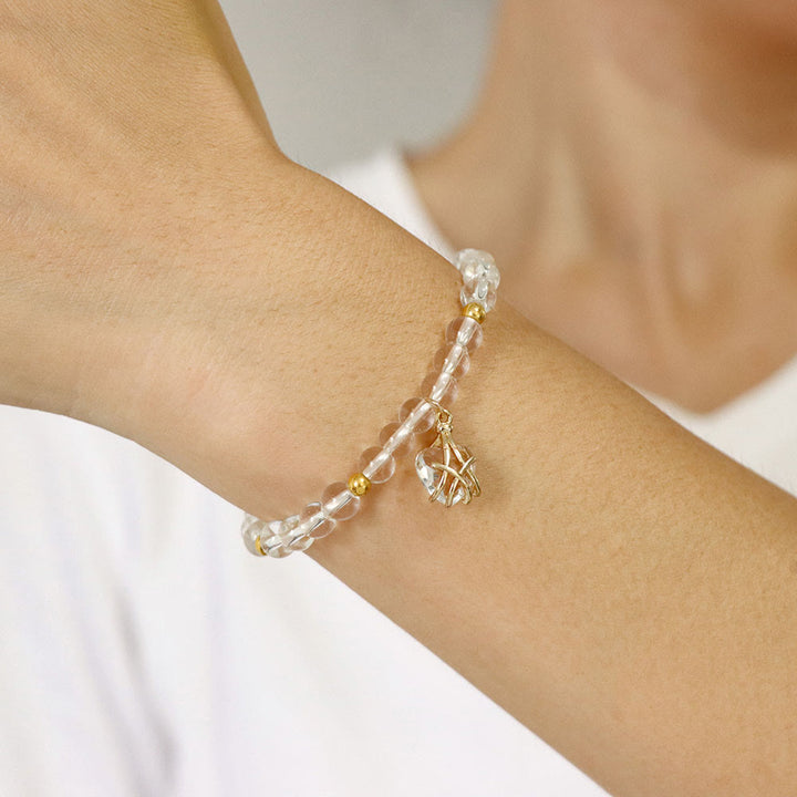 Olivenorma Natural Stone Heart Love Charm Bracelet - image 3