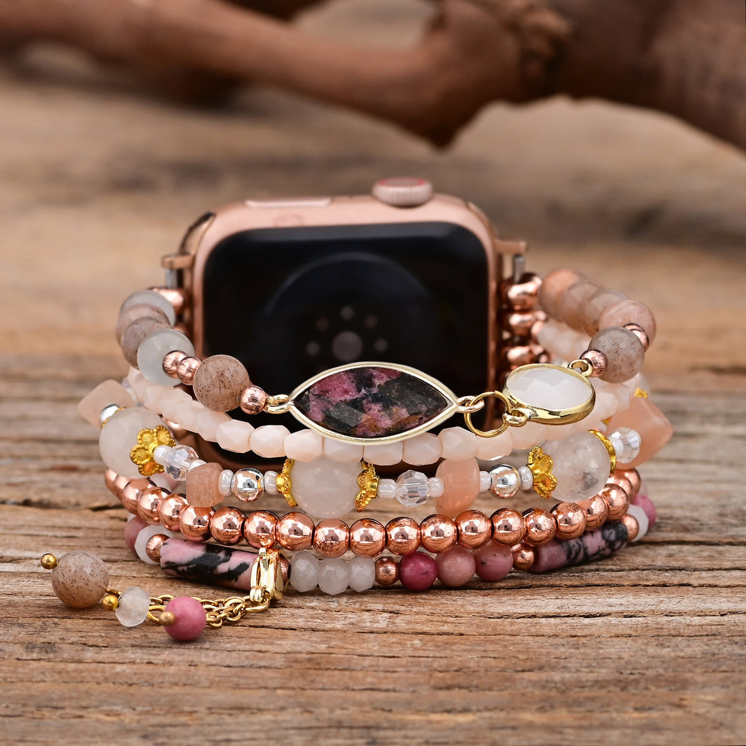 Olivenorma Pink Opal Apple Watch Bracelet - image 4