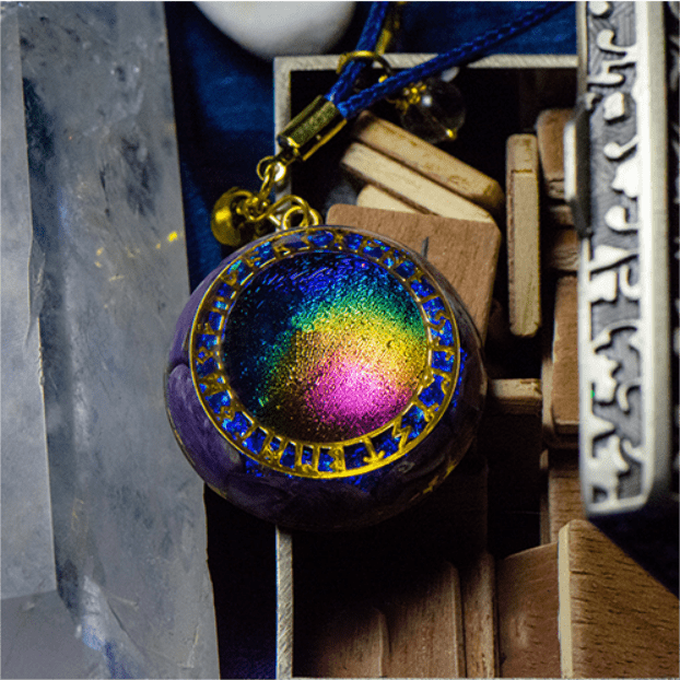 Olivenorma Chrono Ring Rainbow Tourmaline Star Pendant Orgone Necklace - image 5