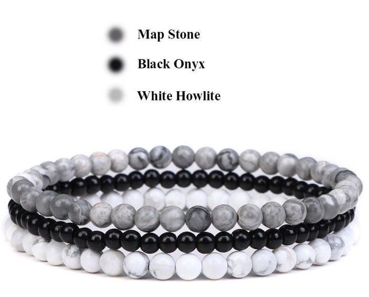 Olivenorma Protection From Negative Energies Map Stone Bracelet - image 1