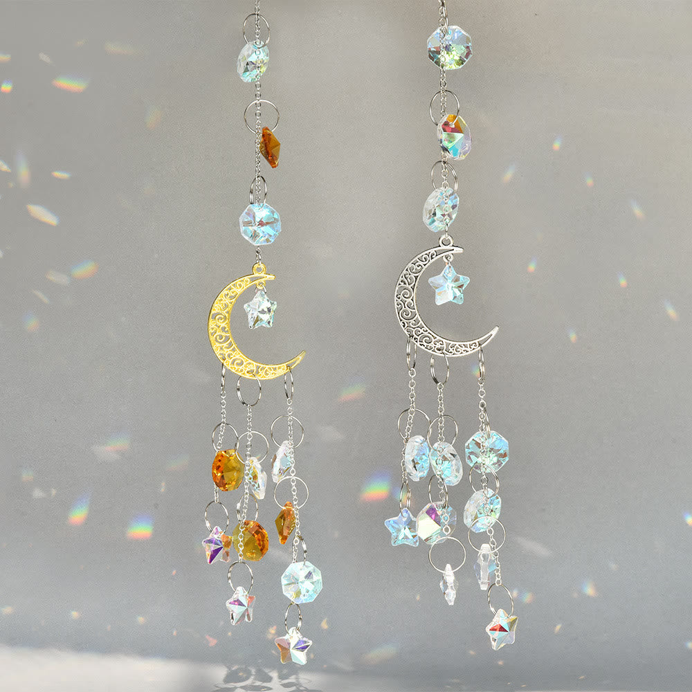 Olivenorma Moon Prism Crystal Suncatcher Wind Chime - image 7