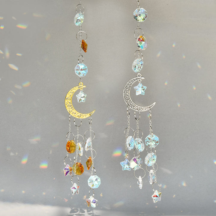 Olivenorma Moon Prism Crystal Suncatcher Wind Chime - image 7