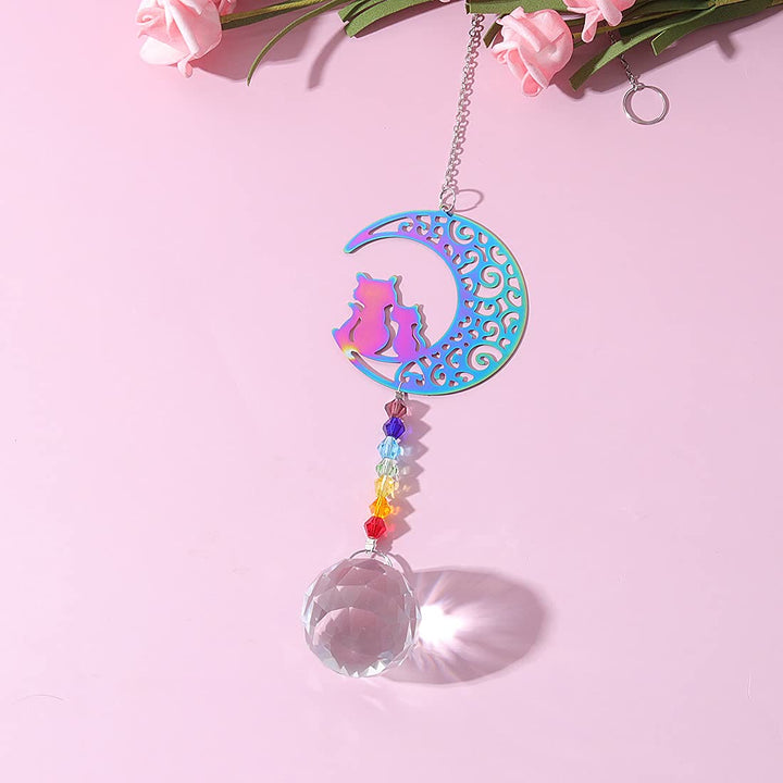 Olivenorma Clear Crystal Hanging Chakra Beads Wind Chime Suncatcher - image 22