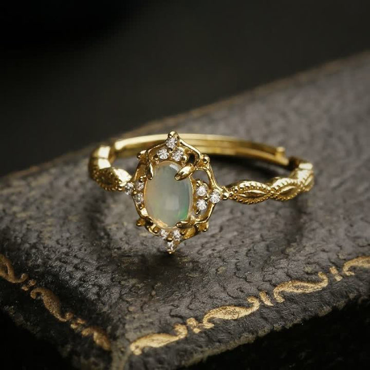 Olivenorma Light Luxury Opal Adjustable Ring - image 8