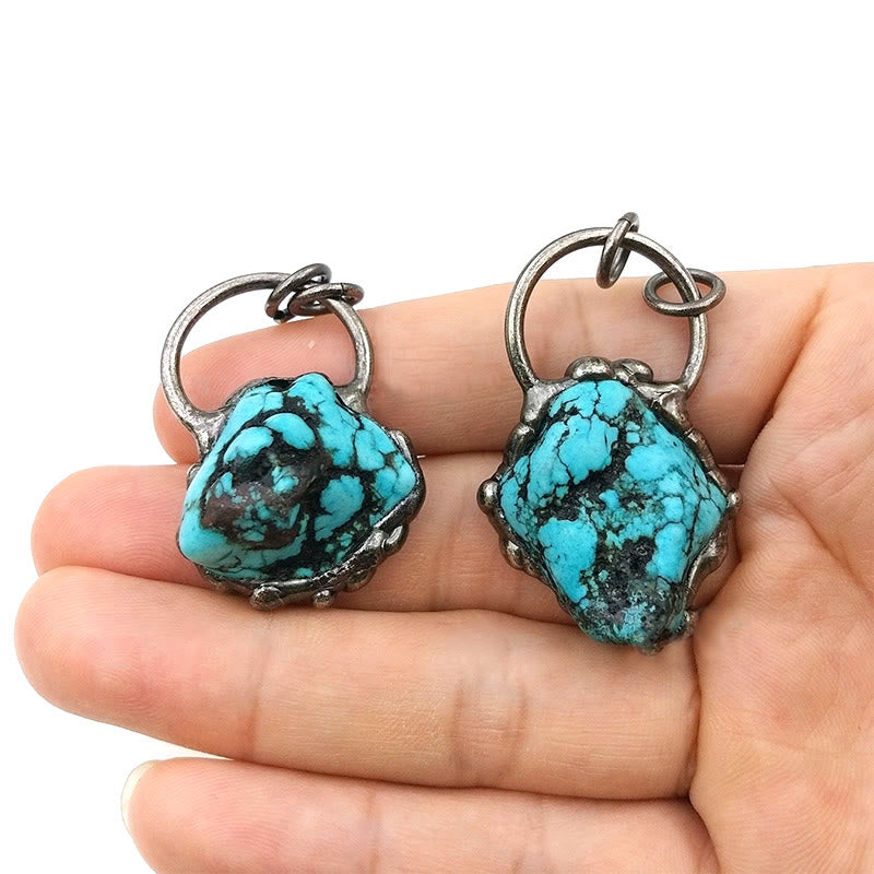 Olivenorma Natural Irregular Turquoise Necklace - image 3