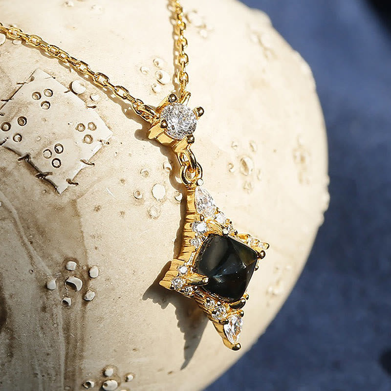 Olivenorma“Eternal Bliss” - Natural London Blue Topaz Necklace - image 6