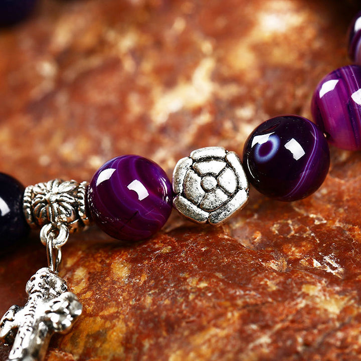 Olivenorma Natural Crystal Cross Symbol Bracelet - image 2