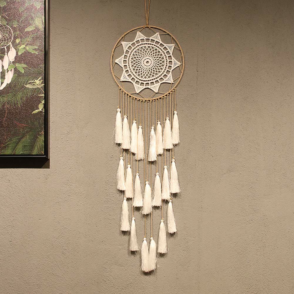 Olivenorma Braided Lace Tassel Pendant Dream Catcher - image 1