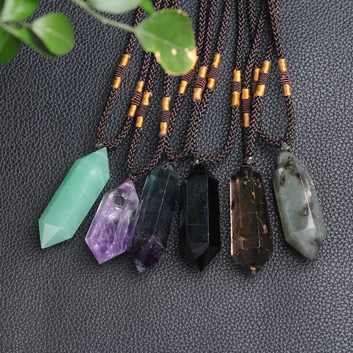 Olivenorma Natural Crystal Amethyst Healing Necklace - image 25