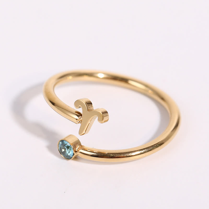 Olivenorma Zodiac Birthstone Ring - image 10