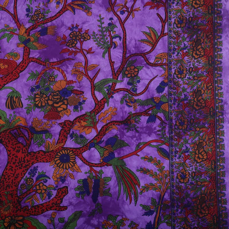 Olivenorma Green Tree Of Life Wall Hanging Psychedelic Tapestry - image 8
