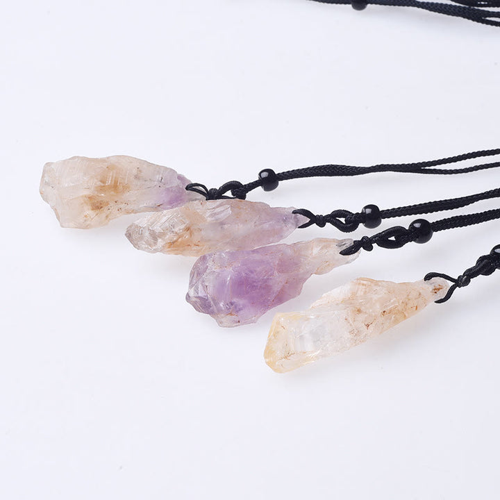 Olivenorma Natural Super Seven Crystal Pendant Necklace - image 5