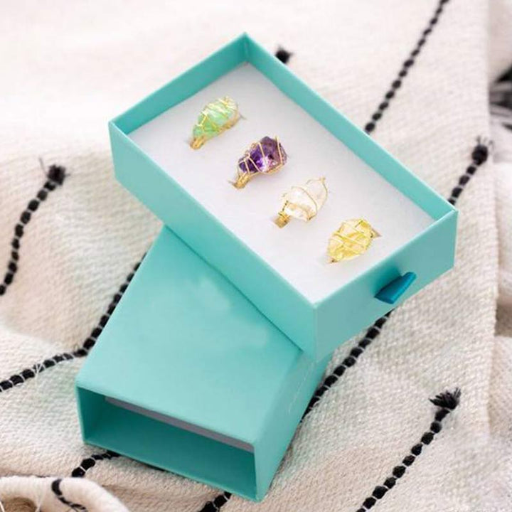 Natural Crystal Irregular Ring - image 9