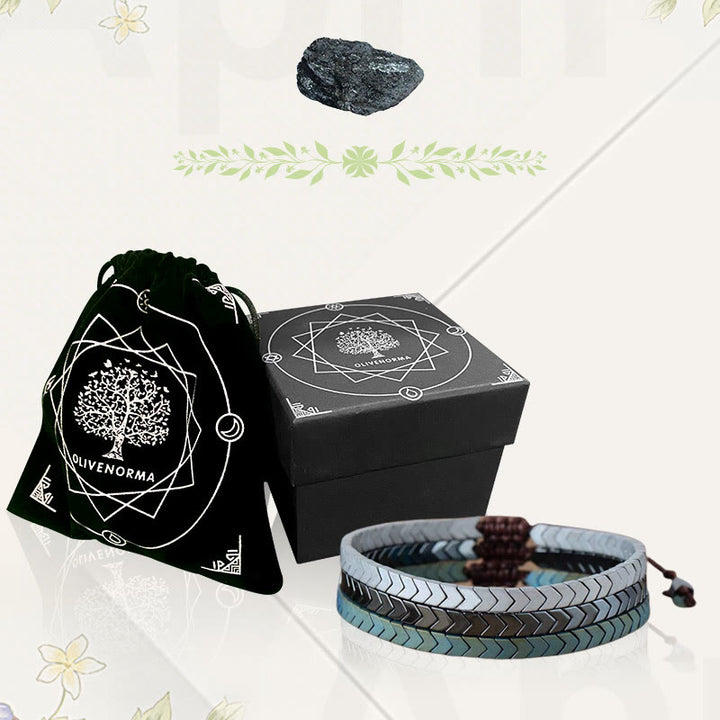 Olivenorma Adjustable Matte Hematite Arrows Bracelet - image 6