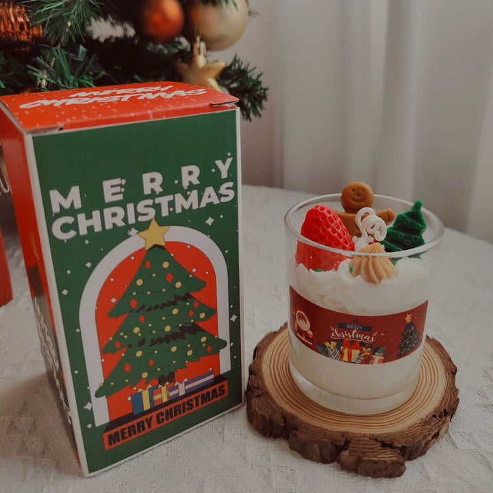 Olivenorma Christmas Santa Claus Snowman Elk Cup Candle - image 14