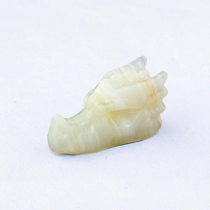 Olivenorma 5.5cm Natural Crystal Faucet Carved Gemstone Decoration - Afghanistan jade - image 5
