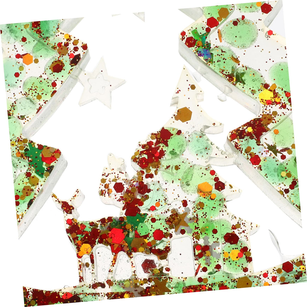 Olivenorma Natural Crystal Gravel Resin Christmas Tree Decoration - image 10