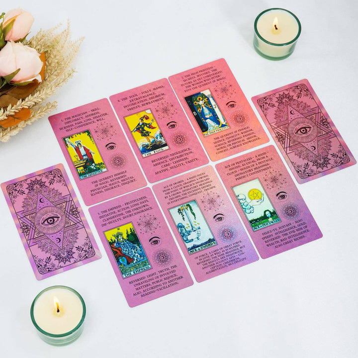 Olivenorma Evil Eye - Pink Eyes Tarot Deck Cards - image 2