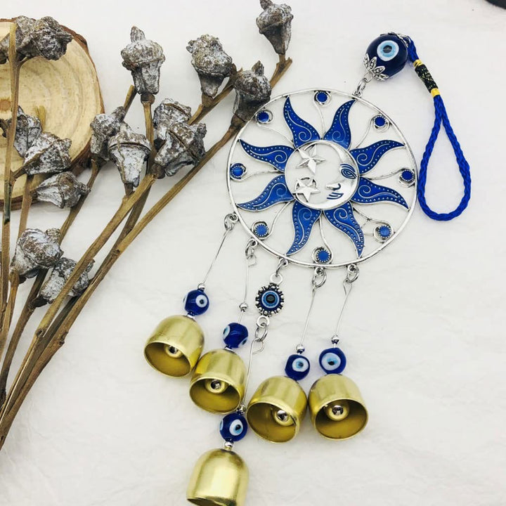 Olivenorma Evil Eye Sun Moon Wind Chime Ornament - Evil Eye - image 0