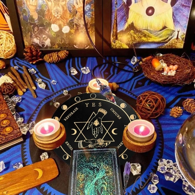 Olivenorma The Wooden Divination Pendulum Game Tarot Card - image 32