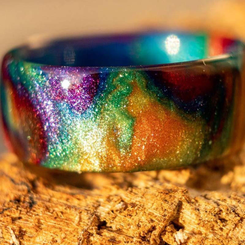 Olivenorma The Colored Galaxy Opal Ring - image 7