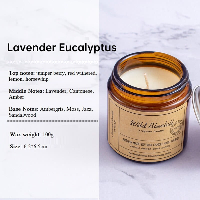 Olivenorma Smokeless Scented Home Glass Cups Candle - LAVEBDER EUCALYPTUS - 200g - image 12