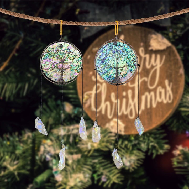 Olivenorma Abalone Shell Tree Of Life Hanging Ornament - image 26