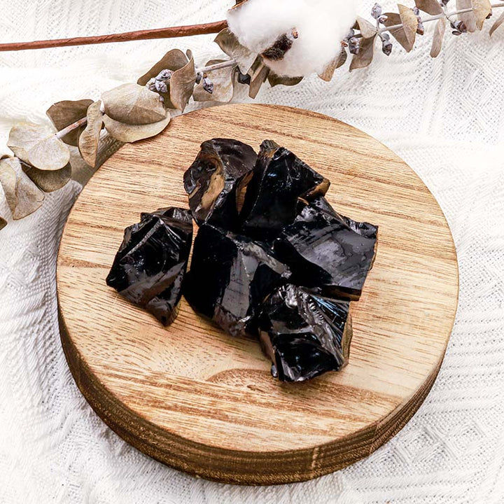 Olivenorma Obsidian Natural Raw Stone - 3-5cm 100g - image 0
