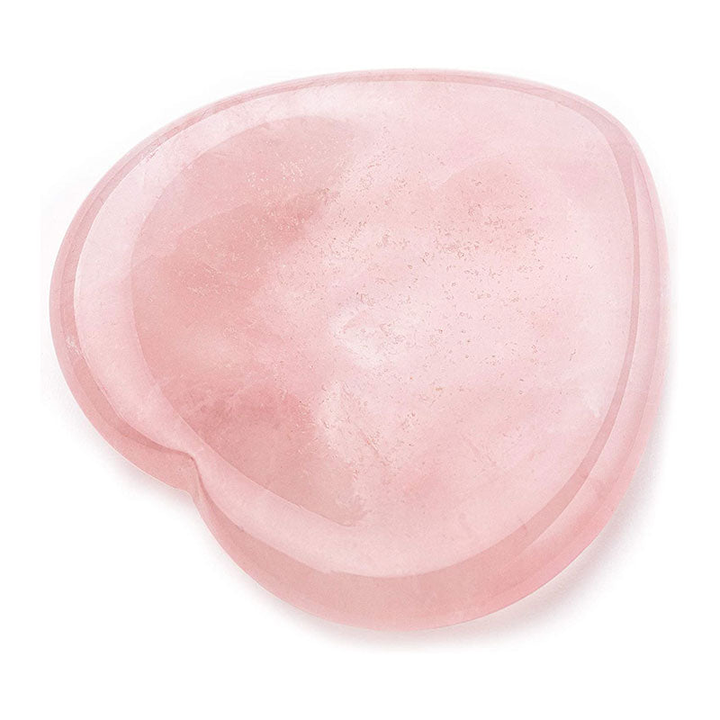 Olivenorma Rose Quartz Heart Thumb Worry Stone - image 2