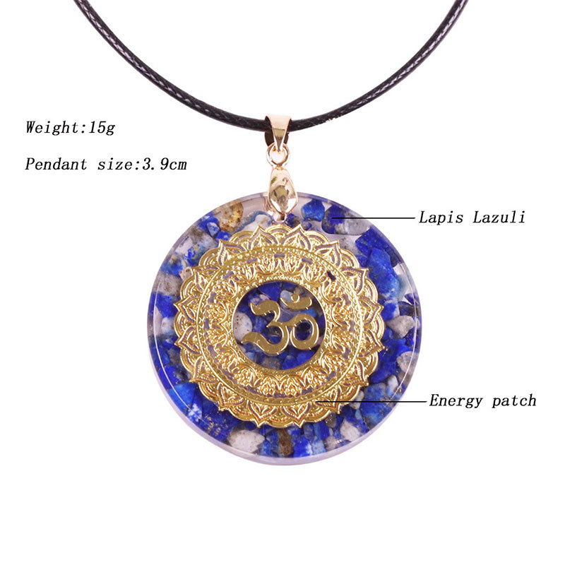 Olivenorma Raise Consciousness - Lapis Lazuli Orgone Energy Necklace - image 9